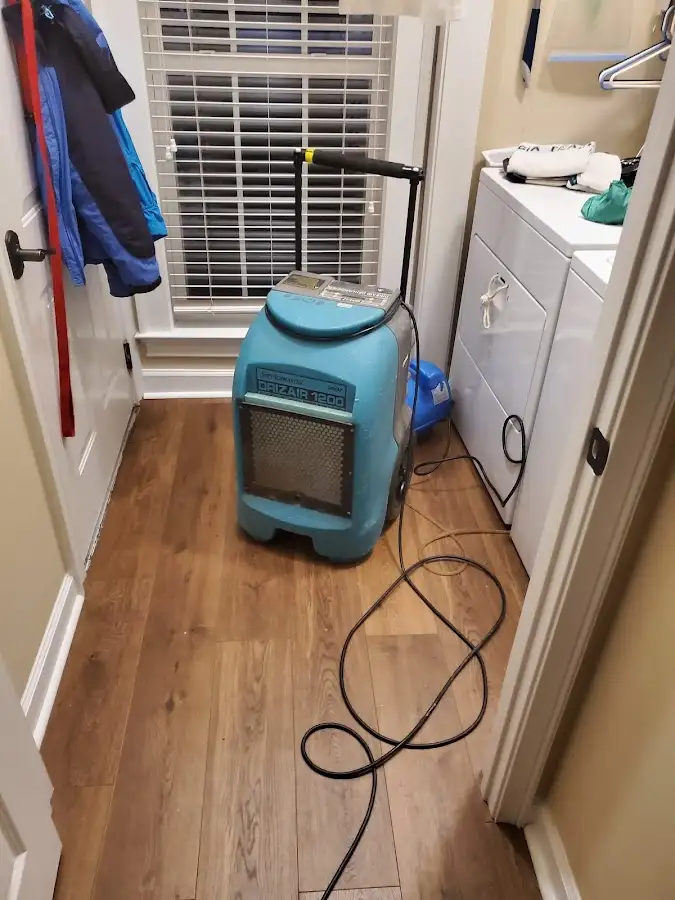 Commercial dehumidifier deployed for Crawl Space Restoration in Seal Beach