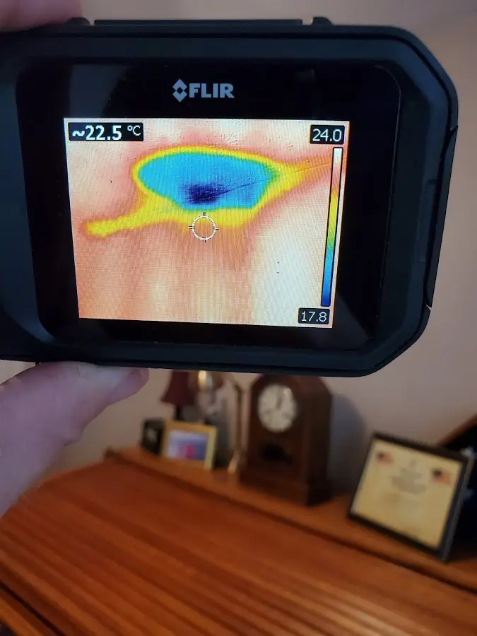 Thermal imaging inspection for water damage in Seal Beach